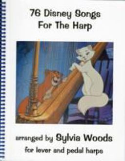 76 Disney Songs for the Harp  9780936661179 Front Cover