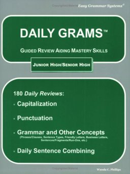 Daily Grams Guided Review Aiding Mastery Skills: Jr. /Sr. High  9780936981055 Front Cover