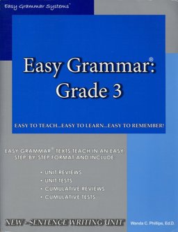 Easy Grammar Grade 3 teacher Edition 1st 9780936981420 Front Cover