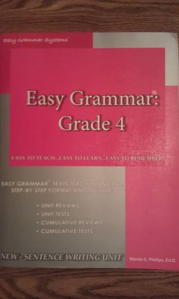 Easy Grammar Grade 4 teacher Edition  9780936981437 Front Cover