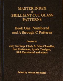 Master Index of Brilliant Cut Glass Patterns (Set of 3 Books)