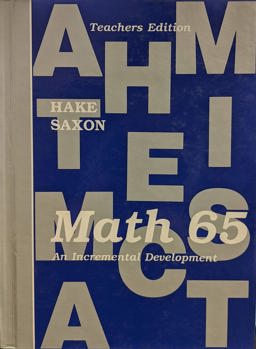 Math 65, Grades 4-8