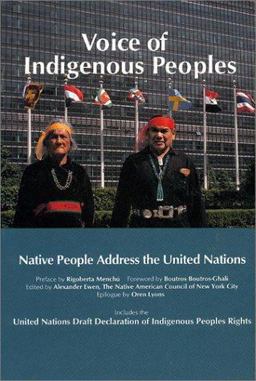 Voice of Indigenous Peoples A Plea to the World: Native People Address the United Nations  9780940666313 Front Cover