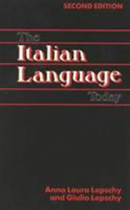 Italian Language Today 2nd 9780941533225 Front Cover