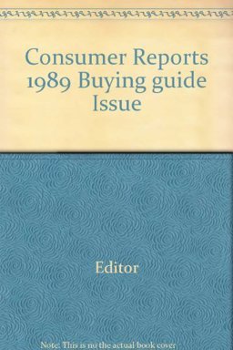 Consumer Reports Buying Guide Issue 1989