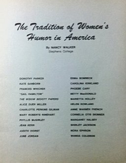 The Tradition of Women's Humor in America