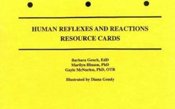 Human Reflexes and Reactions Resource Cards  9780945483557 Front Cover