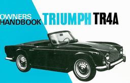 Triumph TR4a Owners Handbook 3rd 9780948207679 Front Cover