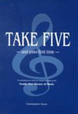 Take Five and Pass First Time  9780953500703 Front Cover