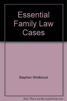 Essential Family Law Cases