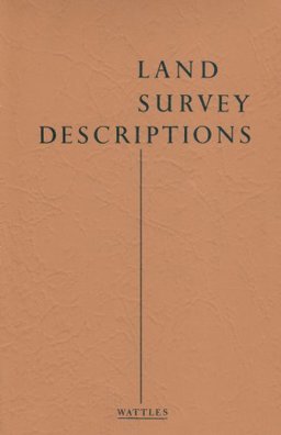 Land Survey Descriptions 10th 9780960696239 Front Cover
