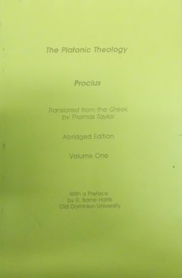 The Platonic Theology