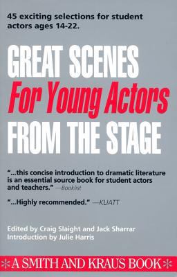 Great Scenes for Young Actors from the Stage  9780962272264 Front Cover