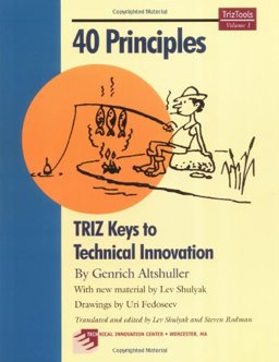 40 Principles : Triz Keys to Innovation  9780964074033 Front Cover