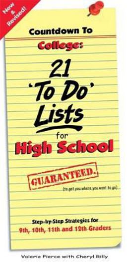 Countdown to College : 21 'to Do' Lists for High School 2nd 9780965608688 Front Cover