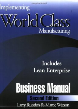 Implementing World Class Manufacturing : Business Manual 2nd 9780966290615 Front Cover