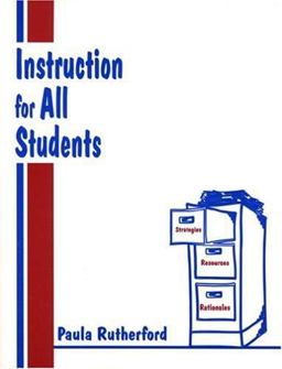 Instruction for All Students  9780966333626 Front Cover