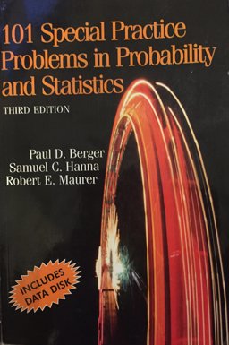 101 Special Practice Problems in Probability and Statistics 3rd 9780971313057 Front Cover