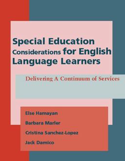 Special Education Considerations for English Language Learners