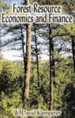Forest Resource Economics and Finance  9780974021102 Front Cover