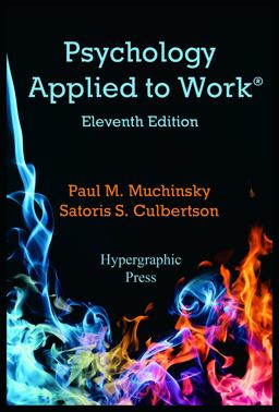 Psychology Applied to Work 11th Edition  9780974934501 Front Cover