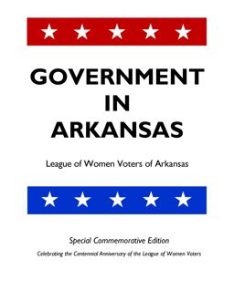 Government in Arkansas 10th 9780976631231 Front Cover