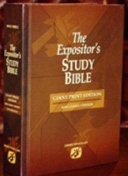 Expositor's Study Bible Giant Print Edition  9780976953036 Front Cover