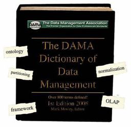 DAMA Dictionary of Data Management 1st 2008 9780977140046 Front Cover