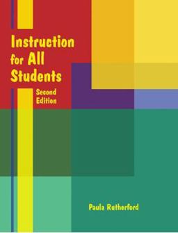 Instruction for All Students Second Edition 2nd 9780977779680 Front Cover