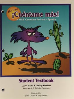 NEW Cuentame mas Student Text 1st 2005 9780977791101 Front Cover