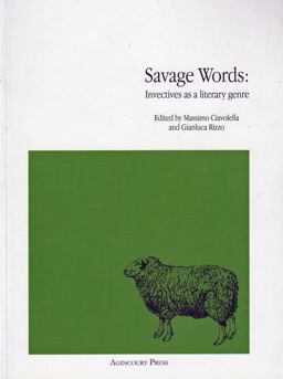 Savage Words: Invectives As a Literary Genre