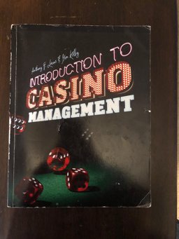 Introduction to Casino Management  9780981739915 Front Cover