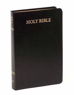 KJV Giant Print Bible Personal Size - Black Imitation Leather