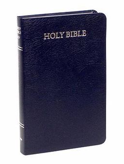 KJV Giant Print Bible Personal Size - Blue Bonded Leather
