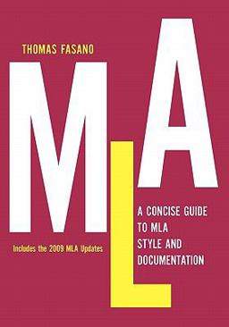 Concise Guide to MLA Style and Documentation  9780982129814 Front Cover
