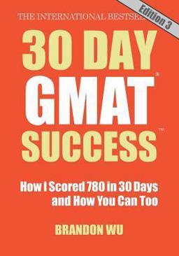 30 Day Gmat Success, Edition 3  9780983170167 Front Cover