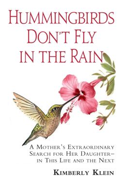 Hummingbirds Don't Fly in the Rain