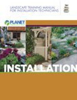 Landscape Training Manual for Installation Technicians  9780984021901 Front Cover