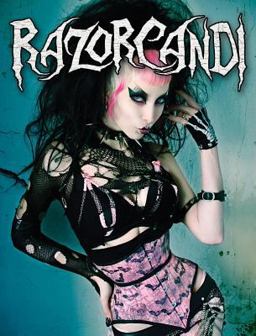 RazorCandi Gothic Punk Deathrock Tattoo Pinup Icon  9780984605354 Front Cover