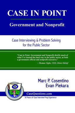 CASE IN POINT: Government and Nonprofit  9780986370755 Front Cover