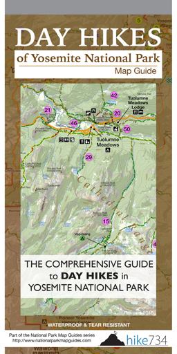 Day Hikes of Yosemite National Park Map Guide  9780988975361 Front Cover