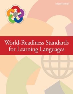 World-Readiness Standards for Learning Languages 4th 9780989653299 Front Cover