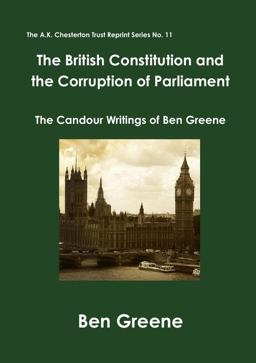 The British Constitution and the Corruption of Parliament The British Constitution and the Corruption of Parliament