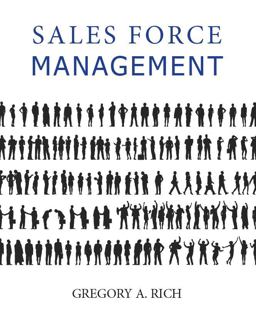 Sales Force Management  9780997117134 Front Cover