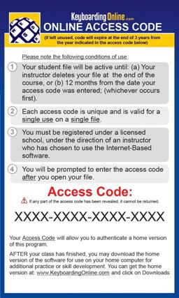 Keyboarding Online - Access Code  9780997560947 Front Cover