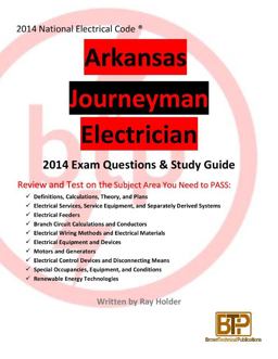 Arkansas 2014 Journeyman Electrician Study Guide