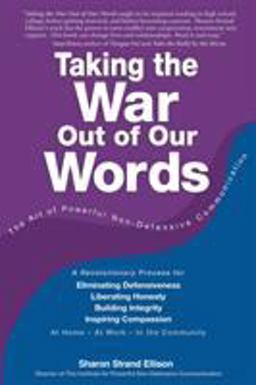 Taking the War Out of Our Words  9780998244600 Front Cover