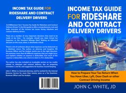 Income Tax Guide for Rideshare and Contract Delivery Drivers