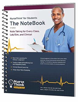 NoteBook Note Taking for Every Class, Lab/Sim, and Clinical 3rd 9780998734767 Front Cover