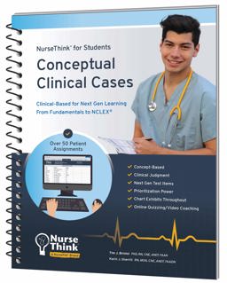 Conceptual Clinical Cases Clinical-Based for Next Gen Learning from Fundamentals to NCLEXï¿½  9780998734774 Front Cover